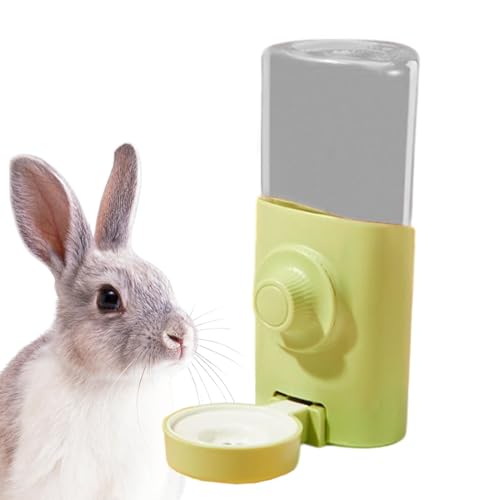 Eventerde Hangable Bunny Water Flaschenkäfig, automatische Kleintierkäfig -Wasserfuttermittel, Automatische Wasserflasche für kleines Tier, Trinkbrunnen, Haustierfutterer für Cage 600ml für Hase, von Eventerde