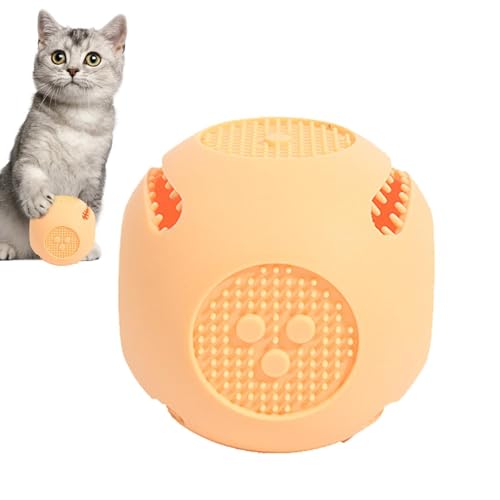 Eventerde Langsamer Feeder Ball, Ball Treat Dispenser Hundespielzeug - Welpe Slow Feeder behandeln Ball,Tragbarer Hund kauen Teether für Lebensmittelabgabe, Zähneputz, Unterhaltung, Training von Eventerde