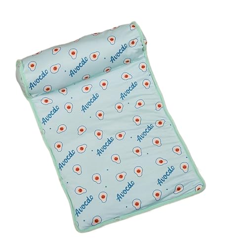 Eventerde Pet Cooling Mat for Dogs Cats, Kühlmatte Für Hunde, Katze, Selbst Kühlende Hundematte Con Kissen, Sommer Kühlkissen Hundematte, Waschbare Sommer Kühlkissen Schlafmatte Kühlbett Für Haustier von Eventerde