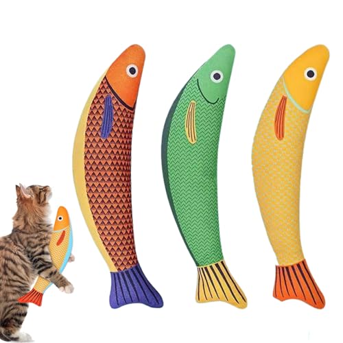 Eventerde Plüschfisch Spielzeug Für Katzen,3er Set Katzenminze Spielzeuge Für Kitten - Tierzahnpflege Spielgerät Zur Zahnreinigung Für Schlafzimmer, Garten, Wohnzimmer & Eventerde Plüschfisch Spielzeug Für Katzen,3er Set Katzenminze Spielzeuge Für Kitten - Tierzahnpflege Spielgerät Zur Zahnreinigung Für Schlafzimmer, Garten, Wohnzimmer & von Eventerde