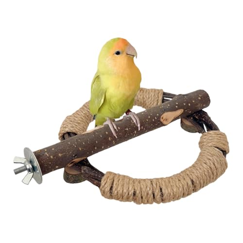 Eventerde Shotet Barches, Parrot Playstand,Anreicherung Cockatiel Toys Perch | Haustiervorräte, Vogelkäfigklettern stehende Zweige mit Seil für Sittiche, Wellensittiche, Lovebirds von Eventerde