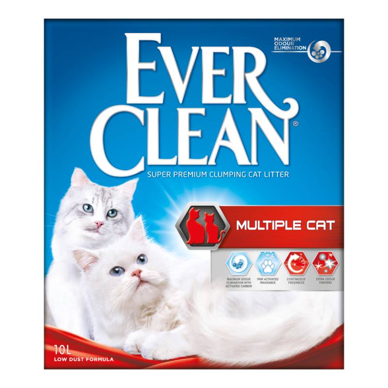 2-fach zooPunkte auf 10 l Ever Clean® Klumpstreu - Multiple Cat von Ever Clean