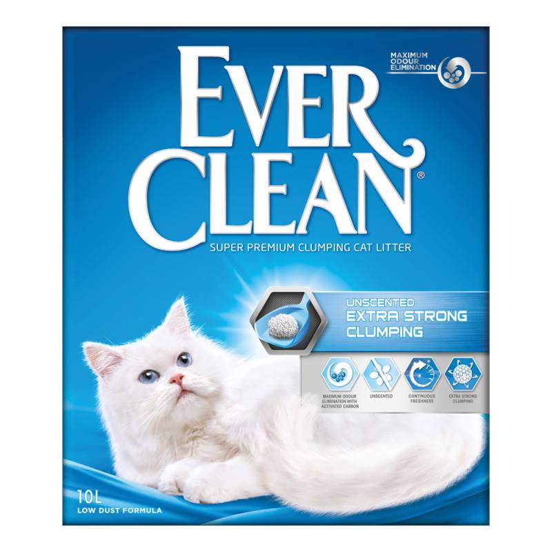 Ever Clean® Extra Strong Klumpstreu Parfümfrei - 10 l von Ever Clean