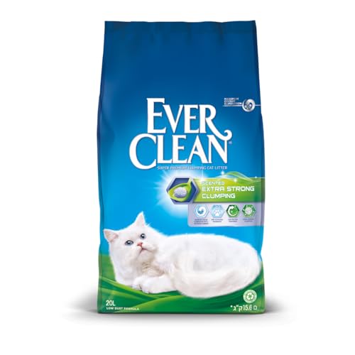 Ever Clean Katzenstreu, Extra stark klumpend, parfümiert, 20L von Ever Clean