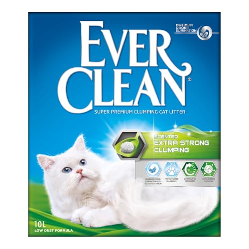 Ever Clean Katzenstreu, mit Duft, verklumpt, Stärke Extra Strong, 10 l von Ever Clean