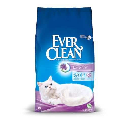 Ever Clean Lavender klumpendes Katzenstreu, 20 l von Ever Clean