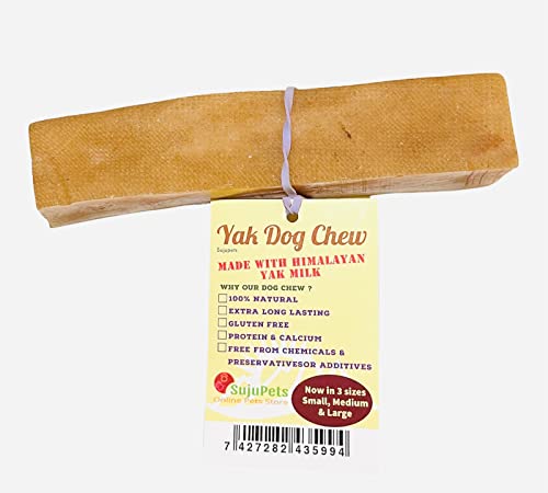 Himalayan Everest Yak Chew - Orginal Yak Milk Dog Chews, Himalaya Yak Milk Chew, Long Lasting Chew, Natural Yak Chews Treat for Your Dog, Puppy (3 X-Large Yak Chew) von Everest Travel & Tours (ETT)