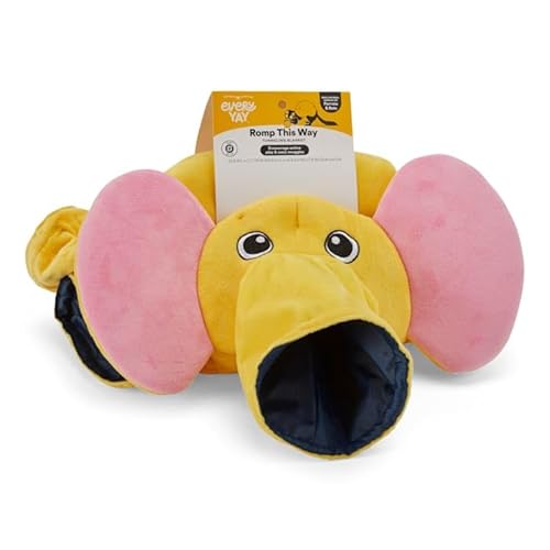 EveryYay Romp This Way Elefant Frettchen Tunnel & Kuscheldecke 60 cm L x 45 cm B von EveryYay