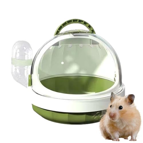 EviKoo Igelträger | Chinchilla Carrier Kleintier-Reisekäfig | Abnehmbare Panorama-Haustiertaschen | Atmungsaktive Hamster-Reisekäfig für Meerschweinchen, Igel von EviKoo