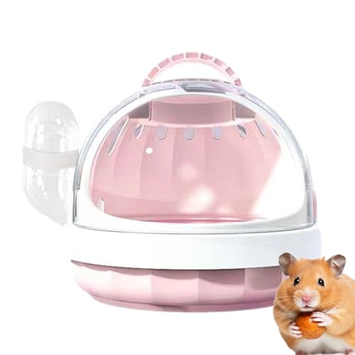 EviKoo Igelträger | Chinchilla Carrier Kleintier-Reisekäfig | Abnehmbare Panorama-Haustiertaschen | Atmungsaktive Hamster-Reisekäfig für Meerschweinchen, Igel von EviKoo