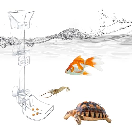 Fischtank-Futterröhrchen, Garnelen-Futterröhrchen, Fisch-Futterröhrchen, transparentes Aquarium, Garnelen-Futterröhrchen und Futternapf-Set für Garnelen, Fische und Schnecken von EviKoo