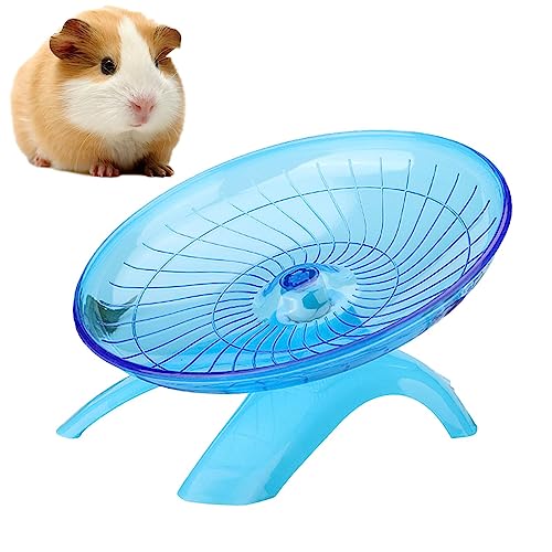 Rad für Hamster | Super-Silent Laufrad für Hamster - Fliegende Untertasse Kleintierspielzeug 7 Zoll Acryl Rennmaus Rad Zwerghamster Spielzeug Hamster Zubehör Evikoo von EviKoo