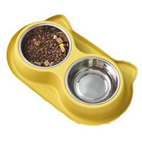 Slow Feeder Hundenapf, 2-in-1 Futternapf für langsames Futter und Wasser, langsames Fressen, Welpen-Futterspender mit rutschfester Matte, abnehmbares Design für langsames Fressen von EviKoo