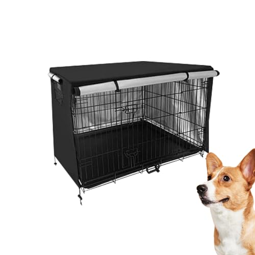 UV-Schutz Pet Cage Covr Wasserdicht Waschbar Hundekäfig Covrs Hundehütte Kiste Covrs Hundegehege Covrs Mit Vier Reißverschlüssen Einfache Installation Hundebox Covr Kennel Covr von EviKoo