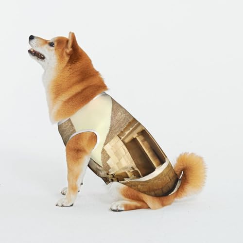 Ägypten Kamele Haustier Katze Hund Shirt Baumwolle T-Shirt Haustier Weihnachten Pullover Weich Bequem Baumwolle Pyjama Haustier Katze Junge Hund Dress Up Kostüme von Evius