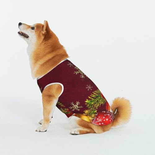 Box Haustier Katze Hund Shirt Baumwolle T-Shirt Haustier Weihnachten Pullover Weich Bequem Baumwolle Pyjamas Haustier Katze Junge Hund Dress Up Kostüme von Evius