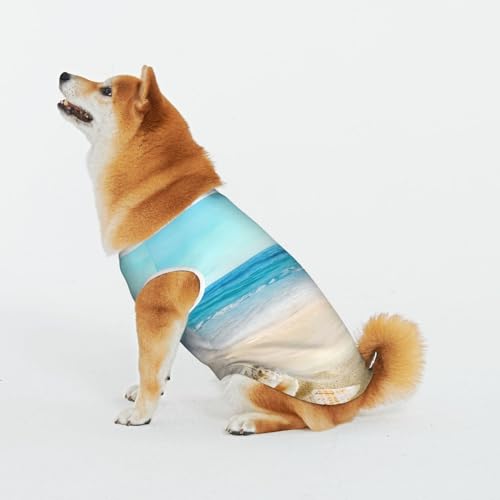 Seashells Sand Haustier Katze Hund Shirt Baumwolle T-Shirt Haustier Weihnachten Pullover Weich Bequem Baumwolle Pyjama Haustier Katze Junge Hund Dress Up Kostüme Seashells Sand Haustier Katze Hund Shirt Baumwolle T-Shirt Haustier Weihnachten Pullover Weich Bequem Baumwolle Pyjama Haustier Katze Junge Hund Dress Up Kostüme von Evius