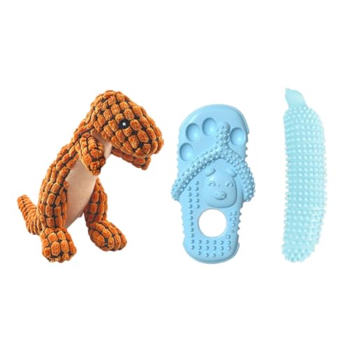 Evzvwruak Beißstock aus Gummi, bissfest, Hundespielzeug, langlebiges Hundespielzeug, geeignet für Hunde aller Größen, Farbe Blau und Kaffee, langlebig, einfach zu verwenden von Evzvwruak