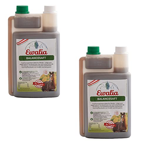 Ewalia Balancesaft für Pferde | Doppelpack | 2 x 1 L von Ewalia