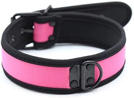 Pink Human Pup Pet Halsband Knick Männer Frauen von ExaRp