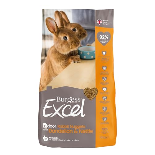 Burgess Excel Indoor Pellets für Kaninchen, 10 kg von Excel