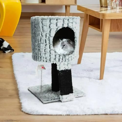 Excellent Houseware Krabpaal - Kattenboom - Kattenboom - Cat cave - 30x30x40 cm von Excellent Houseware