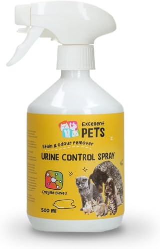 Holland Animal Care Excellent Urine Control Spray 500 ml - Geruchsneutralisierer - Entfernt Urinflecken und -Geruch - Sauberkeitserziehung für Hunde - Für Haustiere von Holland Animal Care