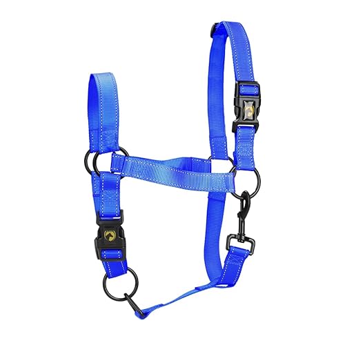 Excellent Horse Premium Halster XL Full Blauw von Excellent