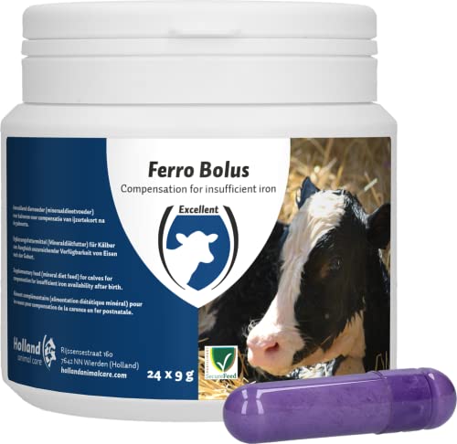 Ferro Bolus 24 Stück á 10 Gramm - Eisenmangel Kälber - Holland Animalcare von Excellent