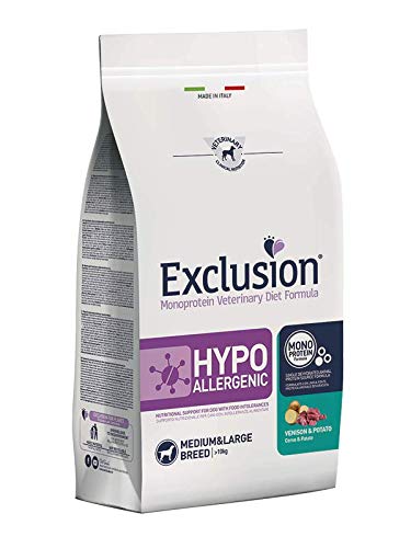 Exclusion Hypoallergenic Medium/Large Breed Hirsch & Kartoffel 2 kg von Exclusion