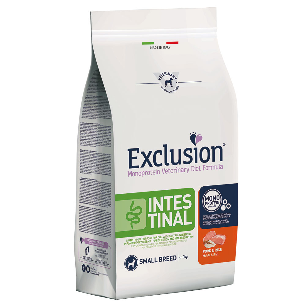 Exclusion Intestinal Small Breed mit Schwein und Reis - 7 kg von Exclusion Diet