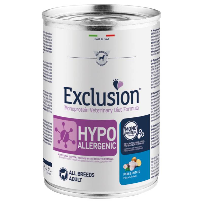 Sparpaket Exclusion Diet 12 x 400 g - Fisch & Kartoffel von Exclusion Diet