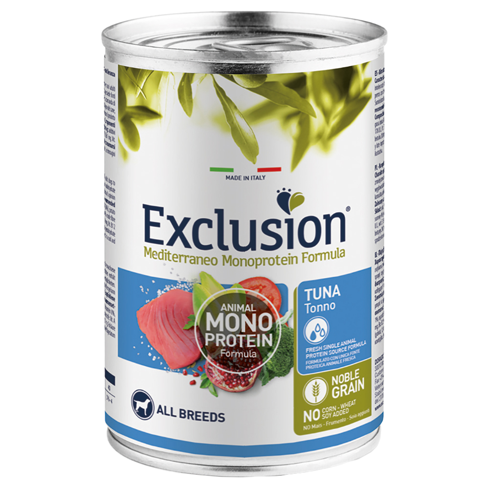 Exclusion Mediterraneo Adult 1 x 400 g -  mit Thunfisch von Exclusion Mediterraneo