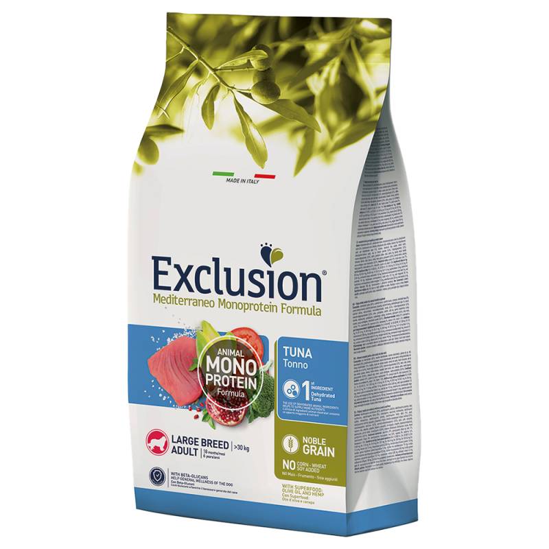 Exclusion Mediterraneo Adult Large mit Thunfisch - Sparpaket: 2 x 12 kg von Exclusion Mediterraneo