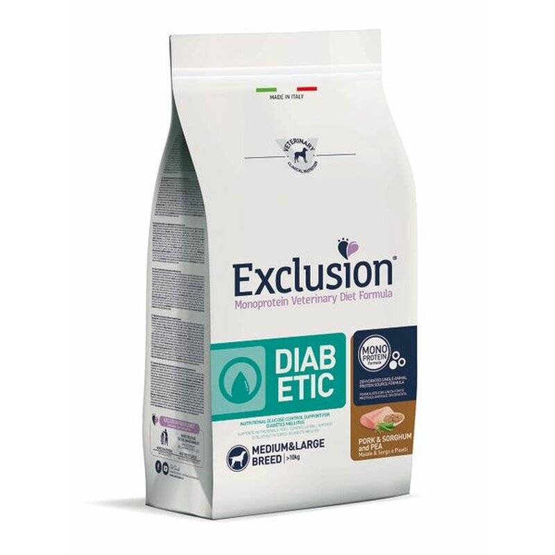 Exclusion Diabetic Medium/Large 12 kg (6,83 € pro 1 kg) von Exclusion