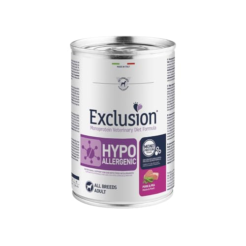 Exclusion Diet Hypoallergenic Schwein und Erbsen 400gr von Exclusion