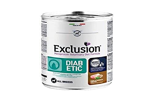 Exclusion Dog Wet Erwachsene Diabetic Pork & PEA All Breeds, 400 g von Exclusion