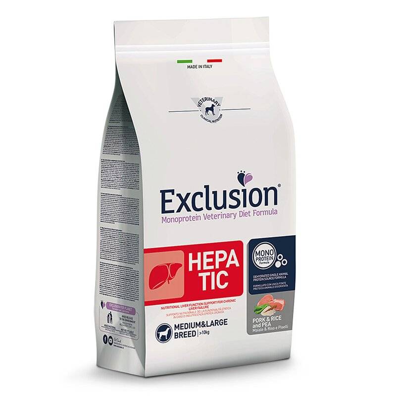 Exclusion Hepatic Medium/Large 12 kg (6,58 € pro 1 kg) von Exclusion