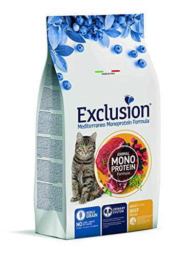 Exclusion Mediterraneo Noble Grain Adult Cat Rind 1,5 KG von Exclusion