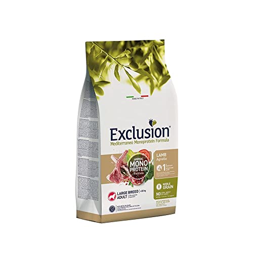 Exclusion Mediterraneo Noble Grain Adult Lamm Large 12 kg von Exclusion