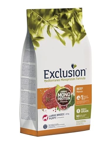 Exclusion Mediterraneo Noble Grain Puppy Rind Large 12 kg von Exclusion