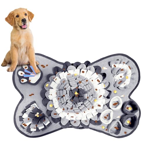 Excoutsty Interaktives Schnüffelteppich und Intelligenzspielzeug für Hunde, Schnüffelmatte Hund und Katzen, 64 x 43cm von Excoutsty