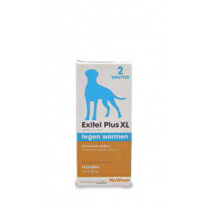 Exitel Plus XL für Hunde ab 17,5 kg 2 Tabletten von No Worm