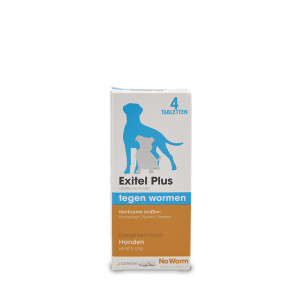 Exitel Plus für Hunde ab 0,5 kg 12 Tabletten von No Worm