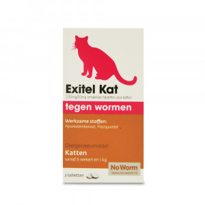 Exitel für Katzen 2 Tabletten von No Worm