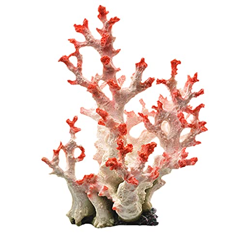 Exingk Aquarium-Ornamente, Fische zur Dekoration, künstliche große Pflanze, Kunstharz, sicher und harmlos von Exingk
