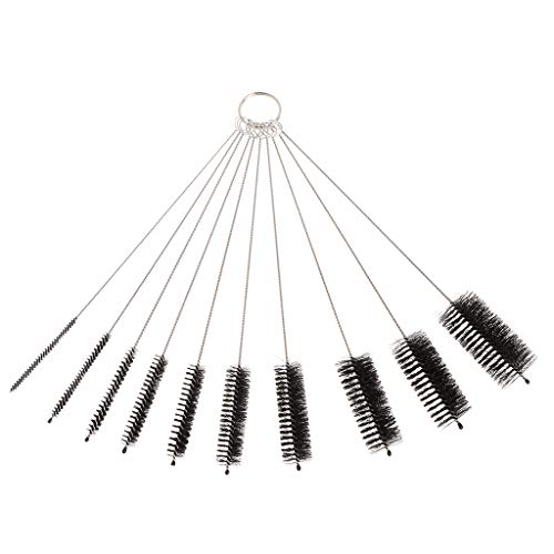 Exingk Flexible Rohrreinigungsbürste, Nylon, 20,1 cm lang, für Schläuche, Rohre, Reinigungsbürste für Aquarium, Filter, Fische für H, 10 Stück von Exingk