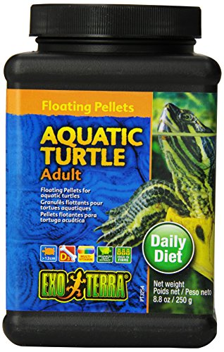 Exo Terra Aquatic Turtle, schwimmende Pellets für erwachsene Wasserschildkröten, 250g von Exo Terra