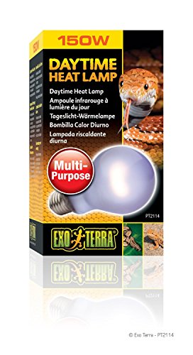 Exo Terra Daytime Heat Lamp, Breitspektrum Tageslichtlampe, A21, 150W, Fassung E27 von Hagen