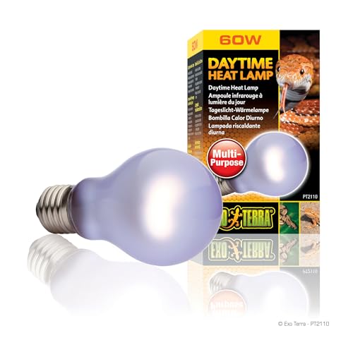 Exo Terra Daytime Heat Lamp, Breitspektrum Tageslichtlampe, T10, 25W, Fassung E27 von Exo Terra